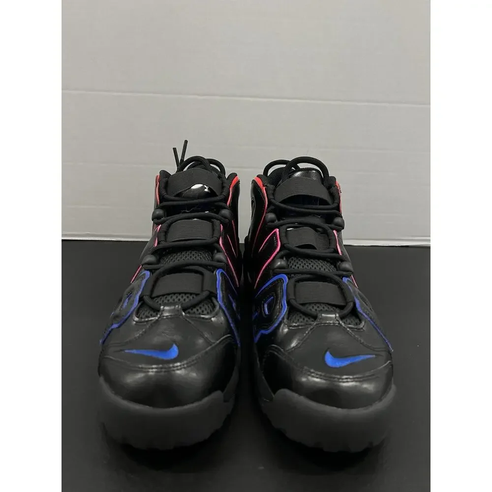 Nike Air More Uptempo Electric FD0729 001 Size 10.5 Black Blue Red Pink Pippen